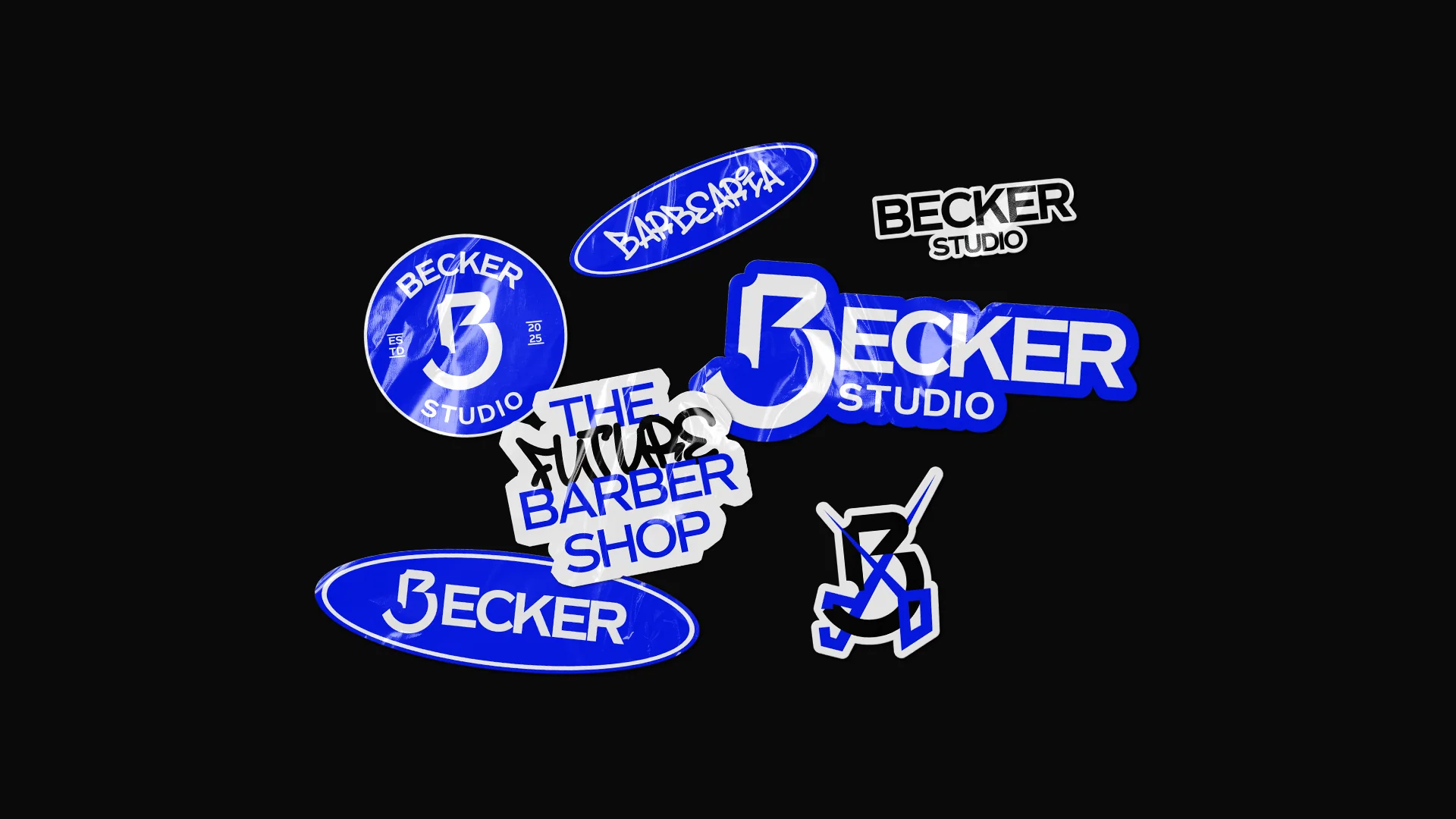 Aplicação 3 da identidade Becker Studio