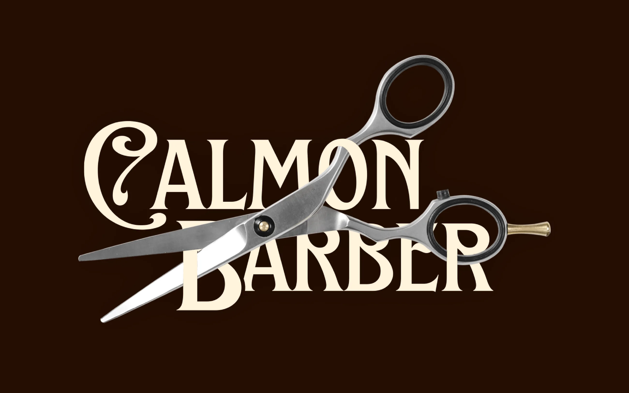 Aplicação 5 da identidade Calmon Barber