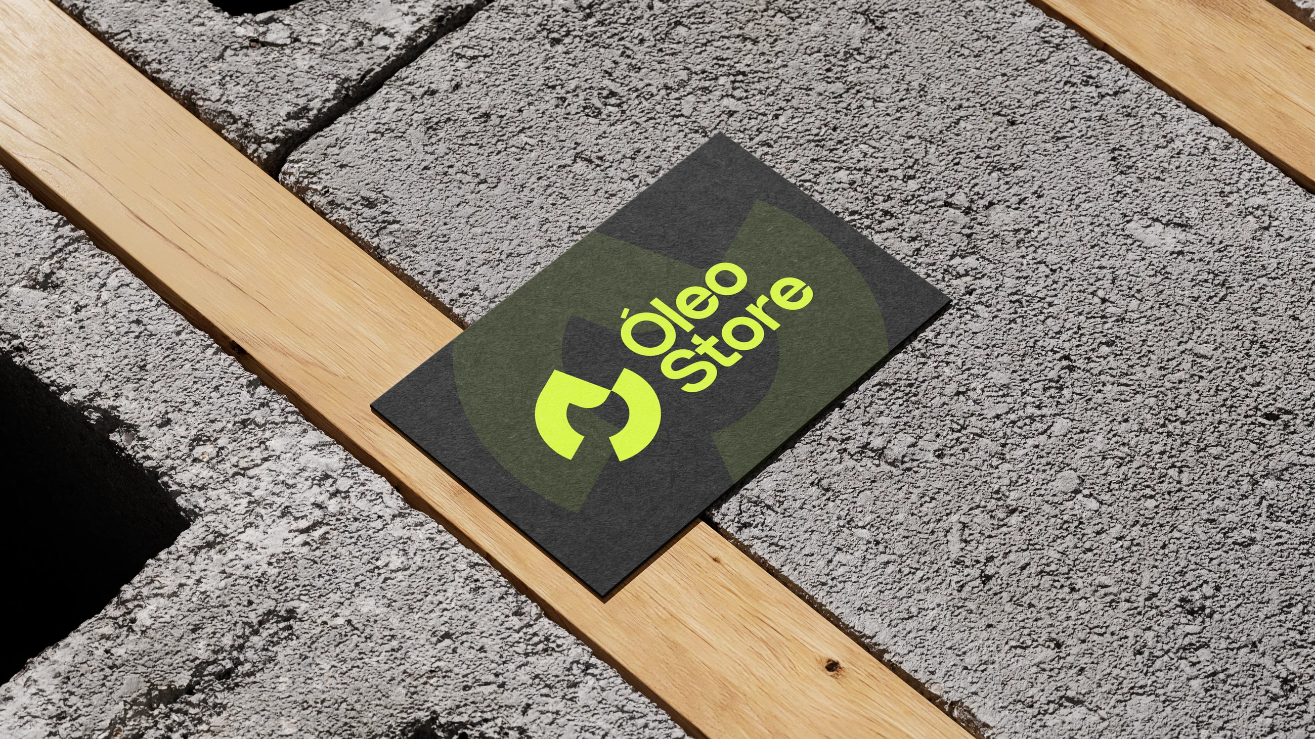Aplicação 6 da identidade Óleo Store